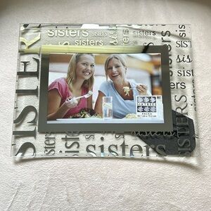 Sisters Glass 4X6 Photo Frame